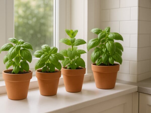 uprawę ziół w doniczkach