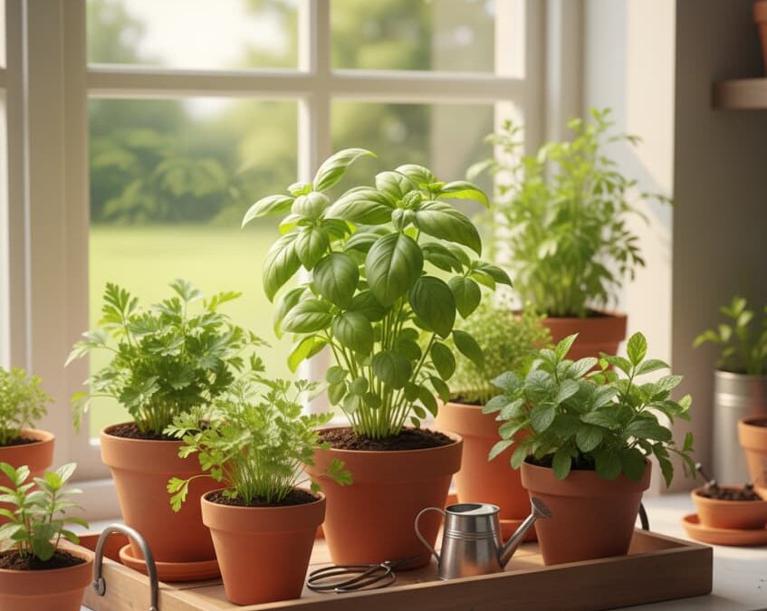 Jak założyć domową uprawę ziół