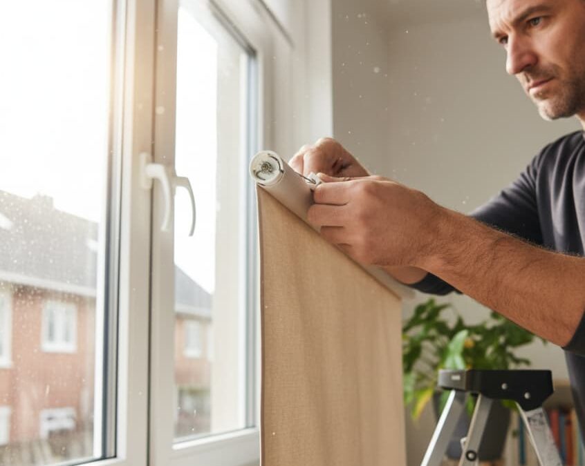 Roleta sama się opuszcza, co zrobić