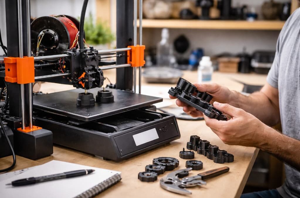 Druk 3D w domu – od pasji do małoseryjnej produkcji